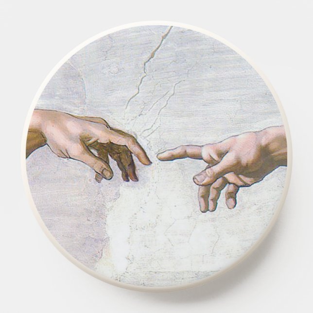Michelangelo - Creation of Adam Isolated PopSocket (Popsocket)