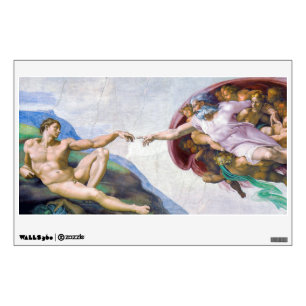 Michelangelo - Creation of Adam Isolated Wall Decal