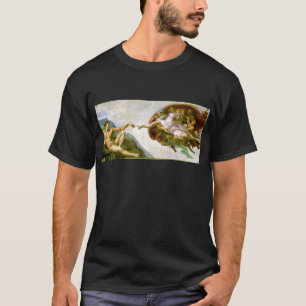 Michelangelo - Creation of Adam Painting T-Shirt