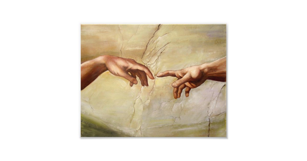 Michelangelo Creation Of Adam Sistine Chapel Photo Print Zazzle Com Michelangelo Creation Of Adam Sistine Chapel Photo Print Zazzle Com