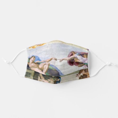 Michelangelo _ Creation of Adam Sistine Chapels Adult Cloth Face Mask