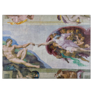 Michelangelo - Creation of Adam, Sistine Chapel's Cutting Board