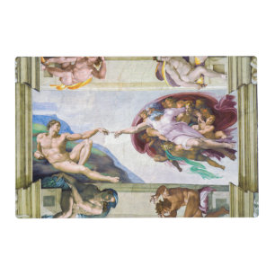 Michelangelo - Creation of Adam, Sistine Chapel's Placemat