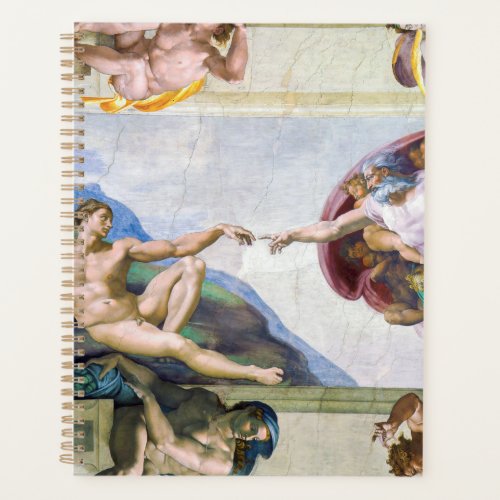 Michelangelo _ Creation of Adam Sistine Chapels Planner