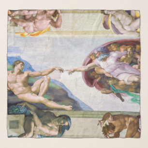 Michelangelo - Creation of Adam, Sistine Chapel's Scarf
