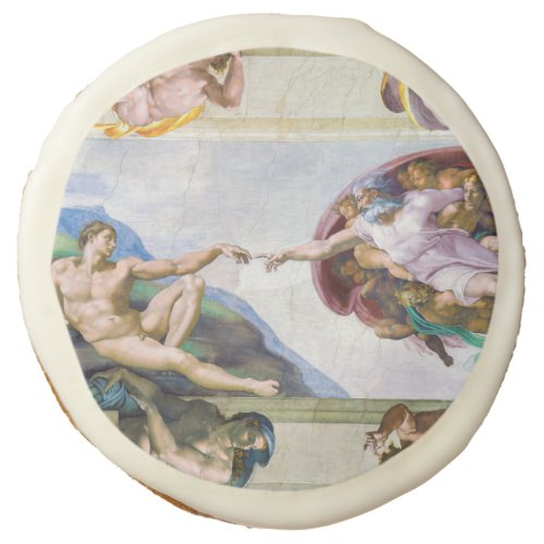 Michelangelo _ Creation of Adam Sistine Chapels Sugar Cookie