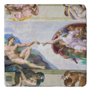 Michelangelo - Creation of Adam, Sistine Chapel's Trivet