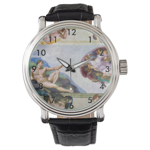 Michelangelo _ Creation of Adam Sistine Chapels Watch
