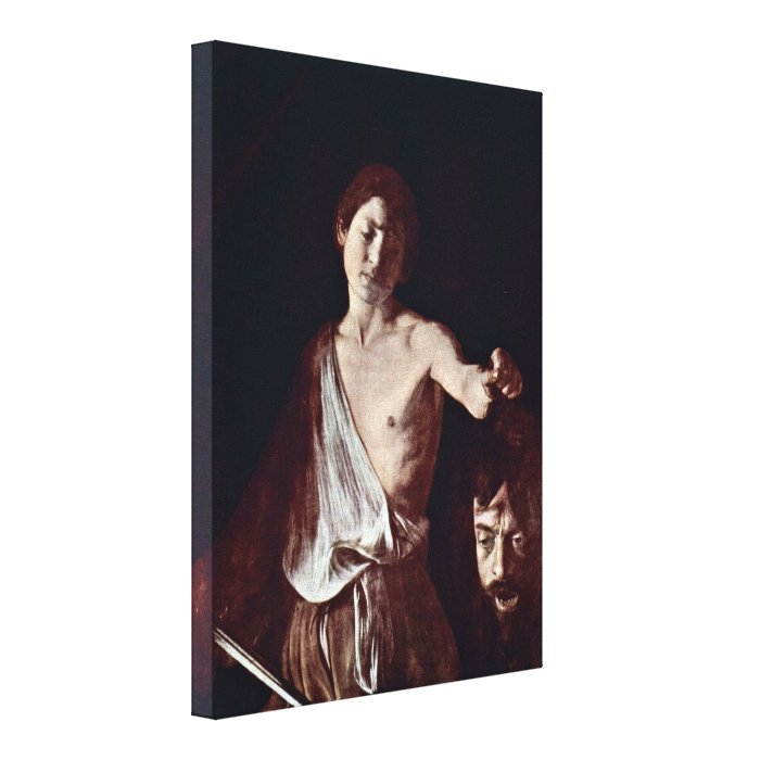 Michelangelo da Caravaggio   David and Goliath Gallery Wrapped Canvas