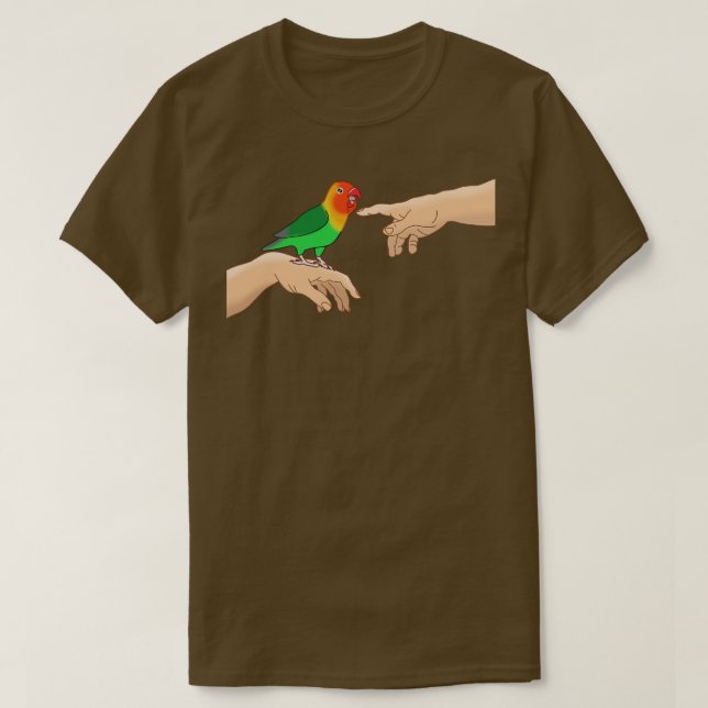 Michelangelo Fischers Lovebird T-Shirt (Design Front)