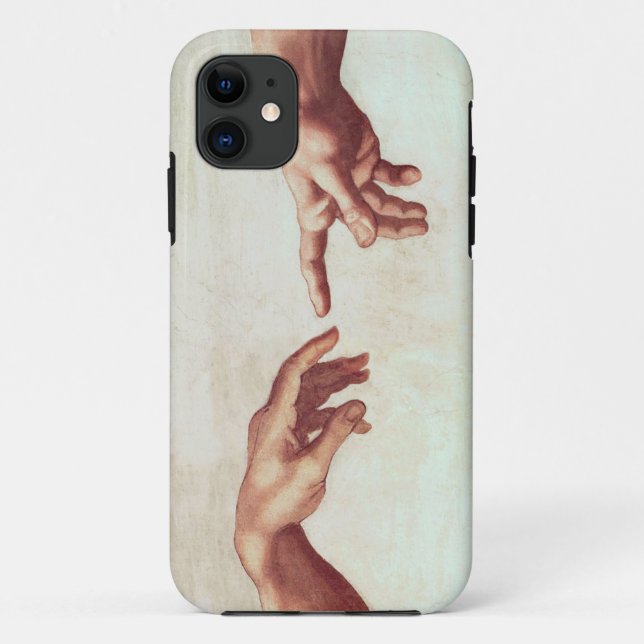 Michelangelo Hands Case-Mate iPhone Case (Back)