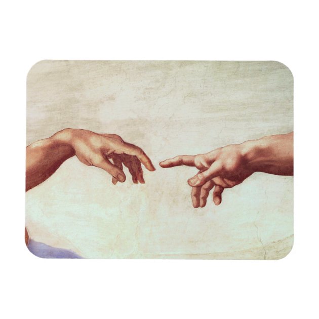 Michelangelo Hands Magnet Zazzle Com   Michelangelo Hands Magnet R2f53b9b4856348b8a58178d35ba3fc01 Adgua 8byvr 630 