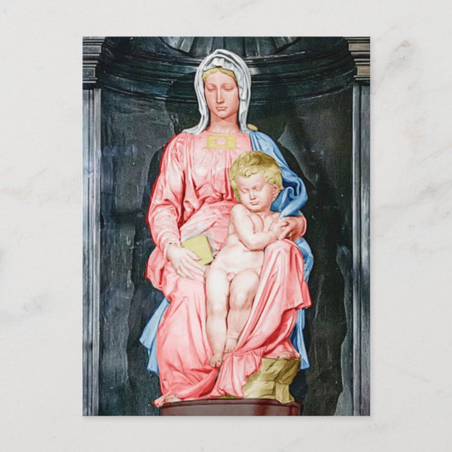 Michelangelo Madonna of Bruges Postcard (Front)