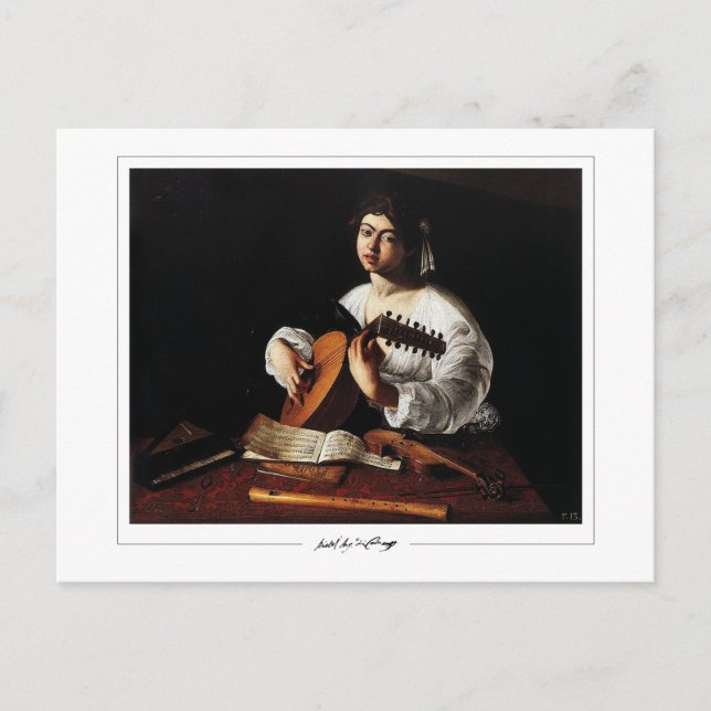 Michelangelo Merisi da Caravaggio #44 - Fine Art Postcard (Front)