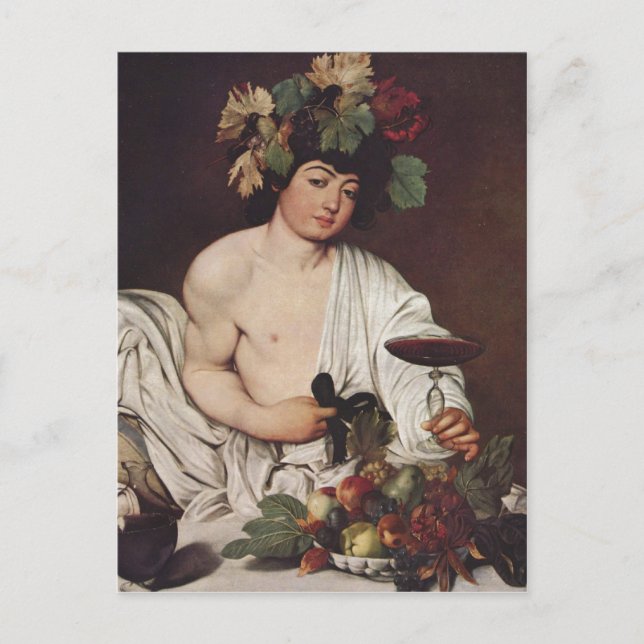 Michelangelo Merisi da Caravaggio Bacchus 1593-159 Postcard (Front)