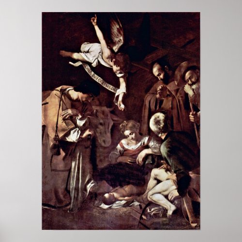 Michelangelo Merisi da Caravaggio _ Nativity Poster
