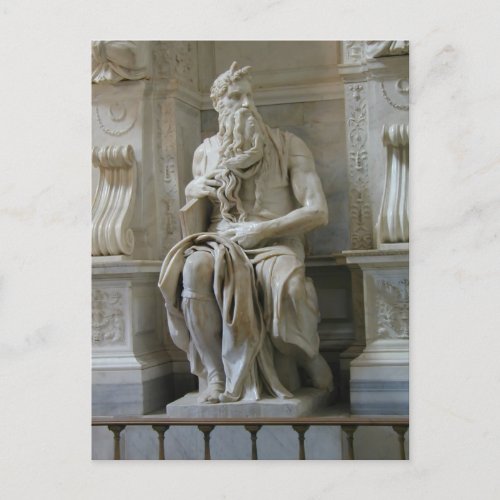 Michelangelo_ Moses Postcard