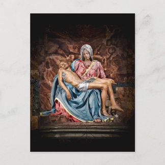 MICHELANGELO PIETA postcard