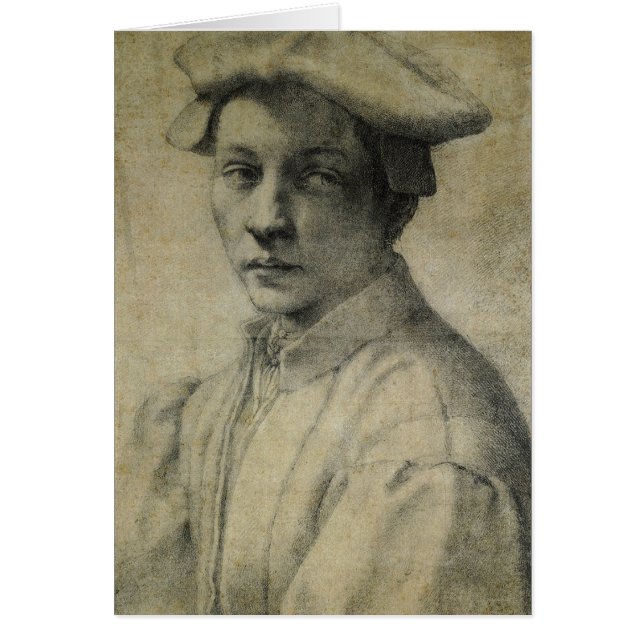 Michelangelo Portrait of Andrea Quaratesi   Cards (Front)