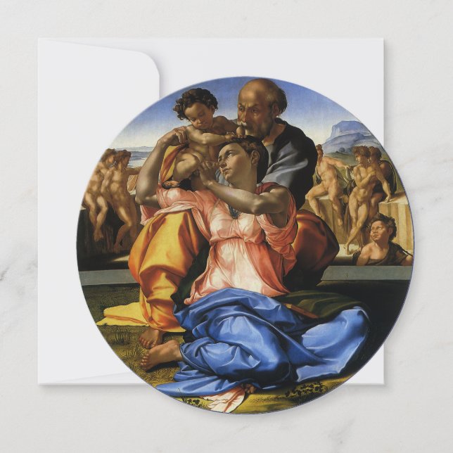 Michelangelo 's Doni Tondo or Doni Madonna (Front)