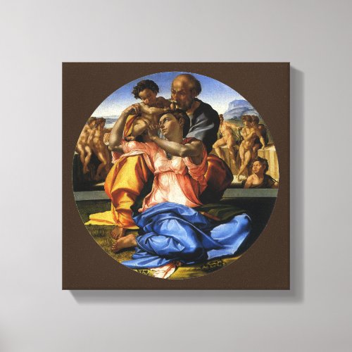 Michelangelo s Doni Tondo or Doni Madonna Canvas Print