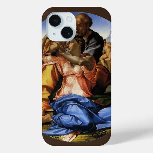 Michelangelo s Doni Tondo or Doni Madonna iPhone 15 Case