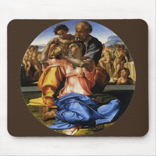 Michelangelo s Doni Tondo or Doni Madonna Mouse Pad