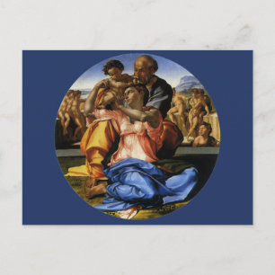 Michelangelo 's Doni Tondo or Doni Madonna Postcard