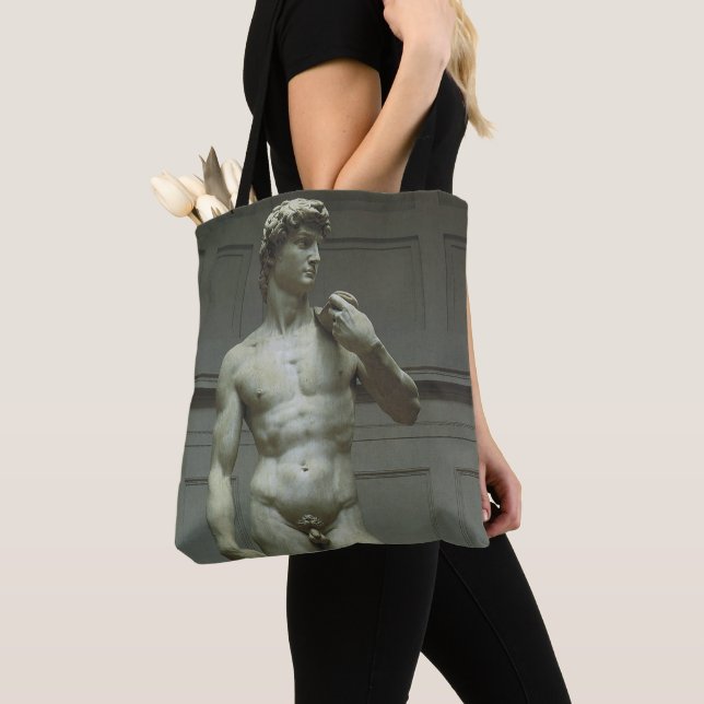Michelangelo 's Statue of David Tote Bag (Close Up)