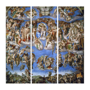Michelangelo The Last Judgment Fine Art Print