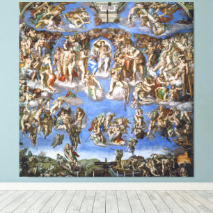 Michelangelo The Last Judgment Fine Art Print