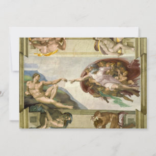 Michelangelo's Creation of Man (Creation of Adam)