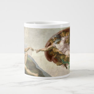 Michelangelo's Creation of Man (Creation of Adam) Giant Coffee Mug