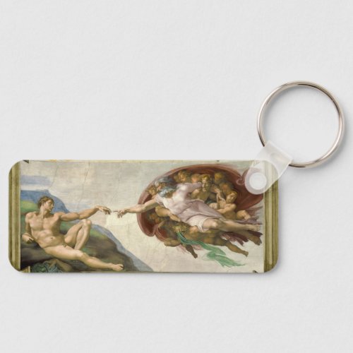 Michelangelos Creation of Man Creation of Adam Keychain