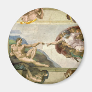 Michelangelo's Creation of Man (Creation of Adam) Magnet