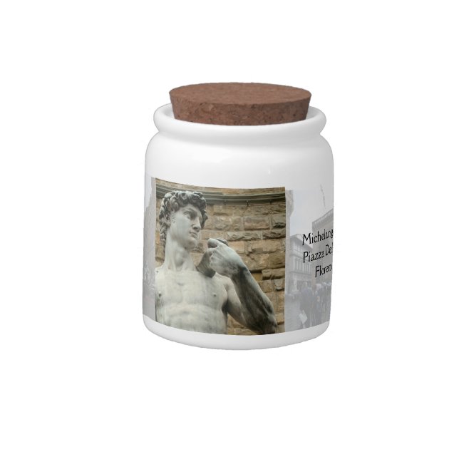 Michelangelo's David 1 Candy Jar (Left)