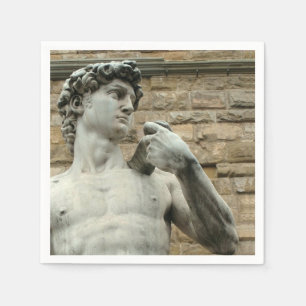 Michelangelo's David 1 Paper Napkins