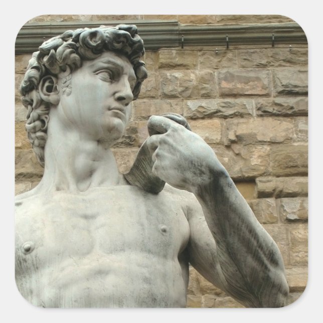 Michelangelo's David 1 Sticker (Front)