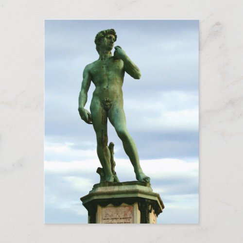 Michelangelos David 2 Postcard