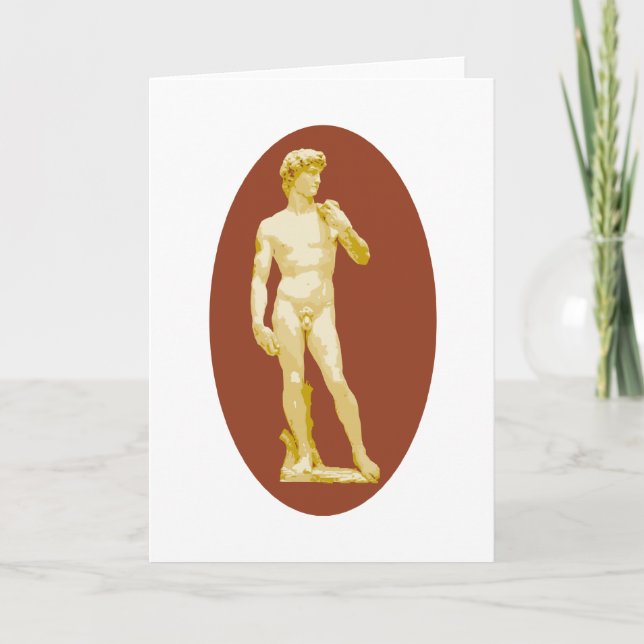 Michelangelo's David Card (Front)