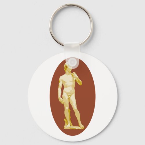 Michelangelos David Keychain