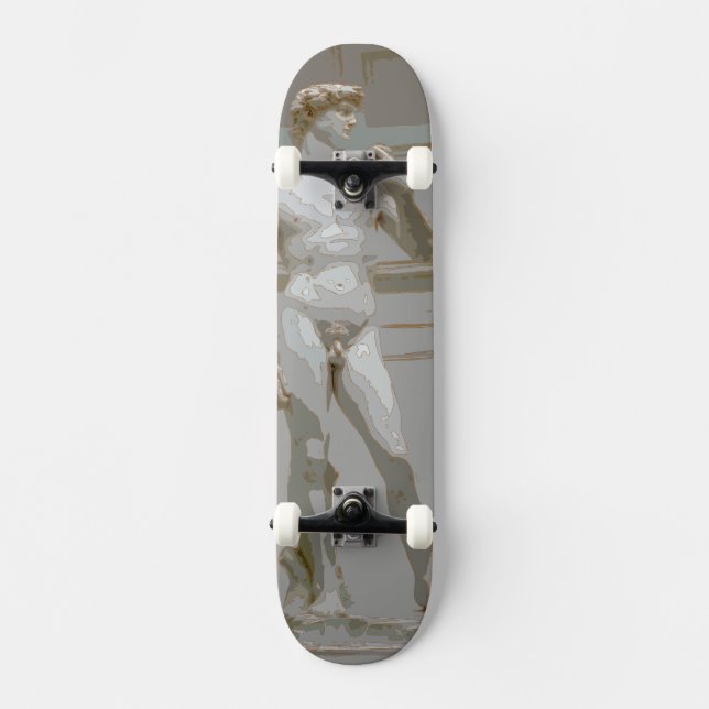 Michelangelo's David Skateboard (Front)