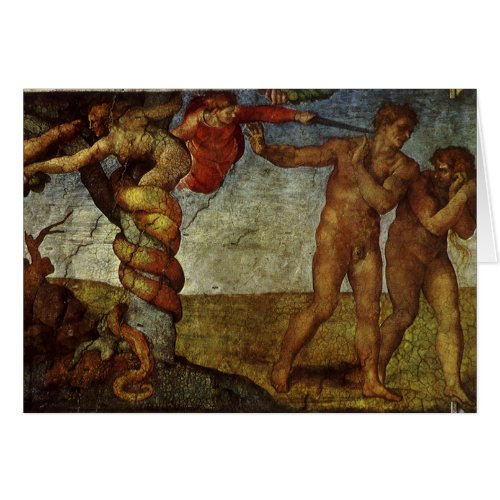 Michelangelos Fall and Expulsion Garden of Eden