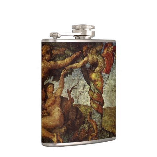Michelangelos Fall and Expulsion Garden of Eden Flask