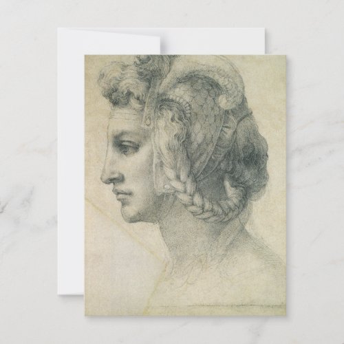 Michelangelos Ideal Head of a Woman