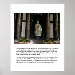 Michelangelo's Madonna & Child  Poster