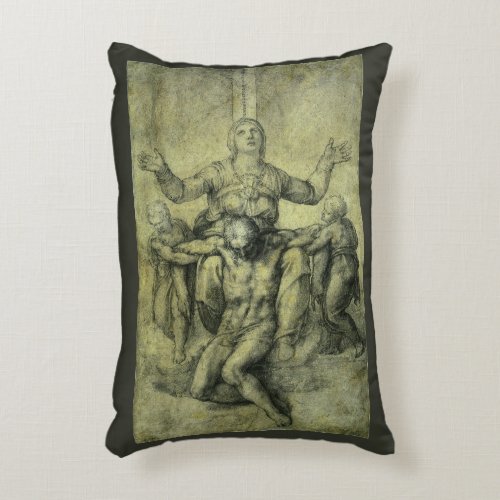 Michelangelos Pieta for Vittoria Colonna Accent Pillow