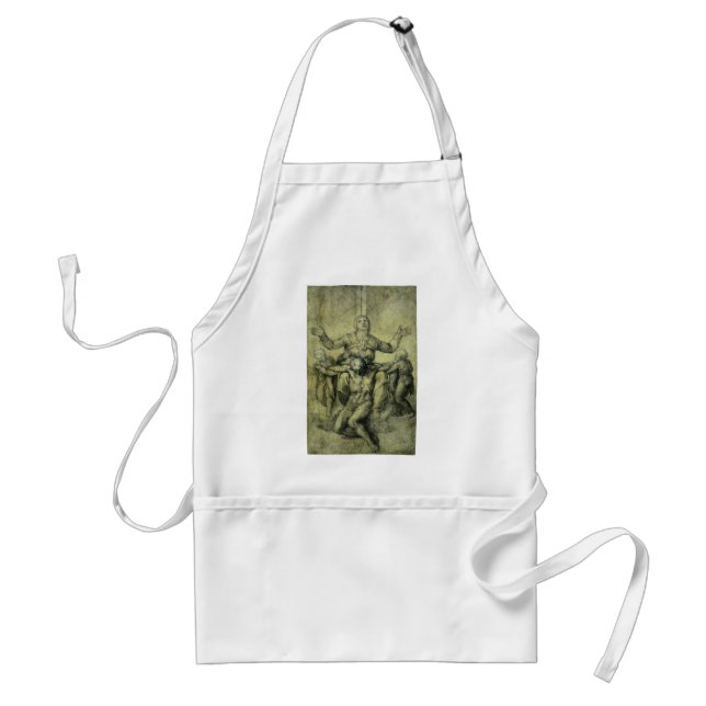 Michelangelo's Pieta for Vittoria Colonna Adult Apron (Front)