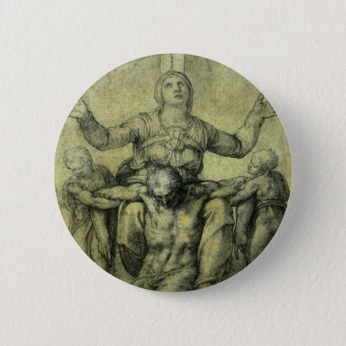 Michelangelos Pieta for Vittoria Colonna Button