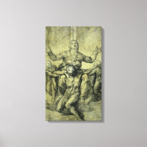 Michelangelos Pieta for Vittoria Colonna Canvas Print